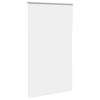 vidaXL Verdunkelungsrollo Wei&szlig; 130x230cm Stoffbreite 126,6cm Polyester