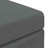 vidaXL Hocker Dunkelgrau 61 x 41 x 40 cm Stoff und Pressholz