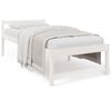 vidaXL Seniorenbett Wei&szlig; 75x190 cm Massivholz Kiefer