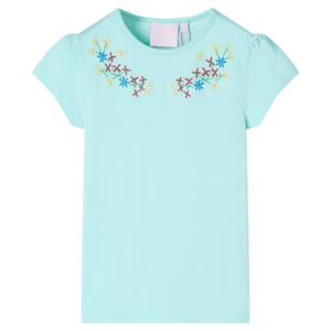 vidaXL Kinder-T-Shirt Hellblau 128