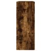 vidaXL Wandschr&auml;nke 2 Stk. R&auml;uchereiche Holzwerkstoff