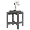 vidaXL Couchtisch Grau &Oslash; 52,5x45 cm Massivholz Kiefer