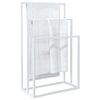 vidaXL Handtuchst&auml;nder Wei&szlig; 48x24x79 cm Eisen