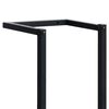 vidaXL Handtuchst&auml;nder Schwarz 25x20x95 cm Eisen