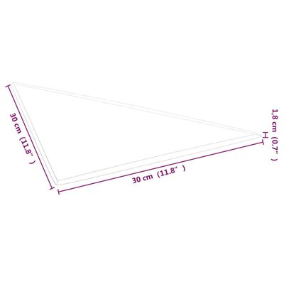 vidaXL Wandpaneele 12 Stk. Creme 30x30 cm Samt 0,54 m²