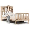 vidaXL Massivholzbett mit Regal ohne Matratze 90x200 cm Kiefer