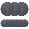 vidaXL Jute-Untersetzer 12 stk. Dunkelgrau 100% Tossa-Jute