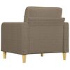 vidaXL Sofasessel Taupe 60 cm Stoff
