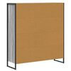 vidaXL B&uuml;cherregal Graues Sonoma 99,5 x 30 x 108,5 cm Holzwerkstoff