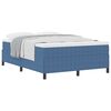 vidaXL Boxspringbett Blau 140 x 200 cm Cordstoff