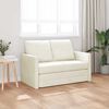 vidaXL Schlafsofa Creme 204 x 122 x 60 cm Samt