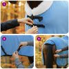 vidaXL Pferdedecke Volles Aqua 75 cm Polarfleece