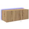 vidaXL TV-Wandschrank 80 x 35 x 31 cm Artisan-Eiche Holzwerkstoff
