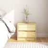 vidaXL Nachttisch 40x30,5x35,5 cm Massivholz Kiefer