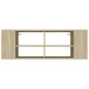 vidaXL TV-Wandschrank Sonoma-Eiche 102x35x35 cm Holzwerkstoff
