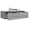 vidaXL Wandschrank Grau Sonoma 68x30x20 cm Holzwerkstoff