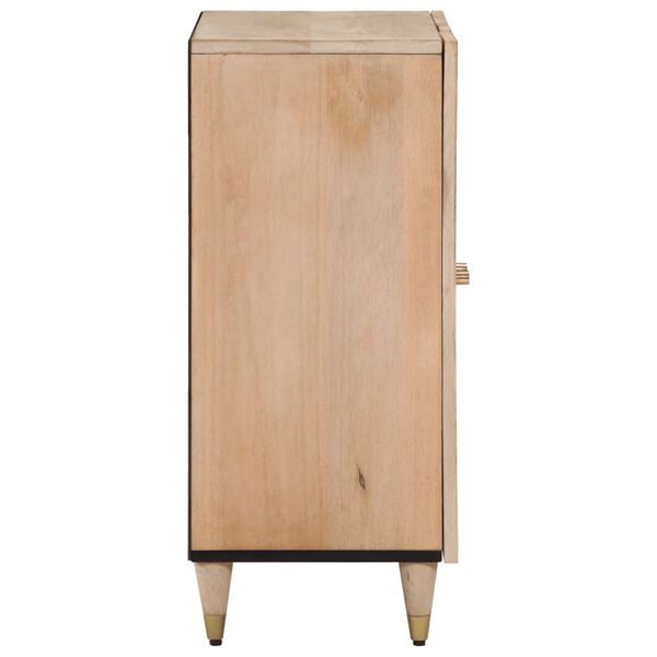 vidaXL Beistellschrank 60x33x75 cm Massivholz Mango
