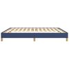 vidaXL Bettgestell ohne Matratze Blau 180x200 cm Stoff