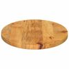 vidaXL Tischplatte 140x50x3,8 cm Oval Massivholz Mango