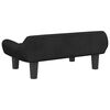 vidaXL Hundebett Schwarz 70x40x24 cm Samt