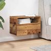 vidaXL Wand-Nachttisch Altholz-Optik 45x26x28,5 cm