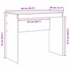 vidaXL Schreibtisch mit Schubladen 2 pcs Graues Sonoma