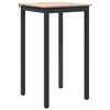 vidaXL Bartisch Wei&szlig; 60 x 60 x 105 cm Massives Kiefernholz