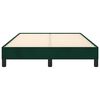 vidaXL Bettgestell ohne Matratze Dunkelgr&uuml;n 120x190 cm Samt