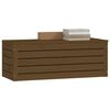 vidaXL Truhe Honigbraun 89x36,5x33 cm Massivholz Kiefer