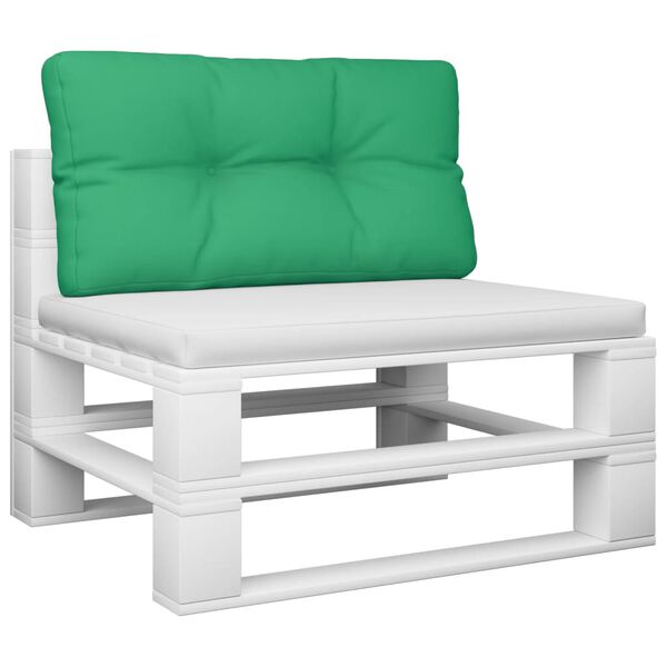 vidaXL Palettenkissen Gr&uuml;n 80x40x12 cm Stoff