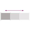 vidaXL Seitenmarkise Ausziehbar 600x160 cm Grau