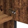 vidaXL Badezimmerm&ouml;bel-Set mit Regal 3 pcs Altholz Holzwerkstoff