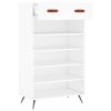 vidaXL Schuhschrank Wei&szlig; 60x35x105 cm Holzwerkstoff