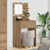 vidaXL Schlafzimmer-Frisiertische Artisan-Eiche 80 x 39,6 x 135 cm