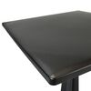 vidaXL Gartentisch Anthrazit 70x70x71,7 cm Kunststoff