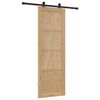 vidaXL Schiebet&uuml;r ORKDAL Braun 73,5 x 211 cm Massives Kiefernholz
