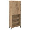 vidaXL Highboard Artisan-Eiche 69,5 x 34 x 180 cm Holzwerkstoff