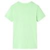 Kinder-T-Shirt Neongr&uuml;n 140