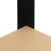 vidaXL Werkb&auml;nke mit Regal Schwarz 115 x 55 x 91 cm Holzwerkstoff