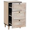 vidaXL Sideboard mit Schubladen Wei&szlig; 33,5 x 40 x 75 cm