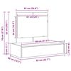vidaXL Schminktisch mit Schubladen Braun 83 x 40 x 70 cm Holzwerkstoff