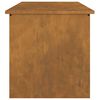vidaXL Au&szlig;enlagerbox Rostig 80 x 50,5 x 50 cm Stahl