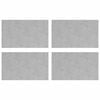 vidaXL Treppe Tritt 4 stk. 50 x 30 cm Silber Aluminium Rechtwinklig