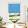 vidaXL Plissee Blau 80x150 cm Stoffbreite 79,4 cm Polyester