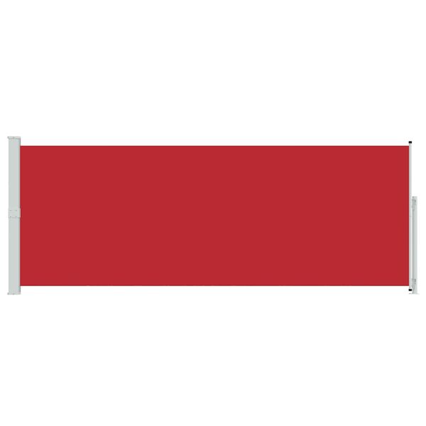vidaXL Seitenmarkise Ausziehbar 180x500 cm Rot