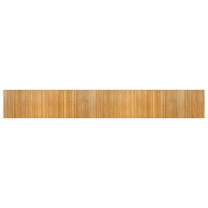 vidaXL Teppich Rechteckig Natur 70x500 cm Bambus