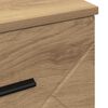 vidaXL Nachttisch Artisan-Eiche 38 x 38 x 66 cm Holzwerkstoff