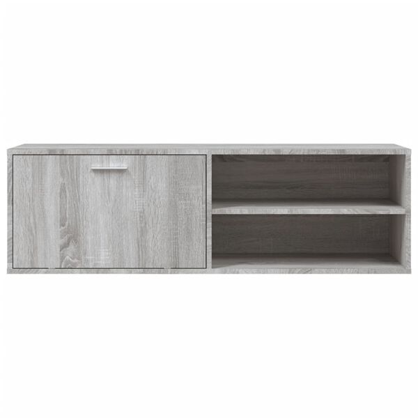 vidaXL TV-Schrank Grau Sonoma 120x34x37 cm Holzwerkstoff