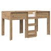 vidaXL Etagenbett f&uuml;r Kinder Artisan-Eiche 90 x 200 cm Holzwerkstoff