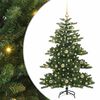 vidaXL K&uuml;nstlicher klappbarer Weihnachtsbaum Gr&uuml;n 150 cm PVC und Stahl